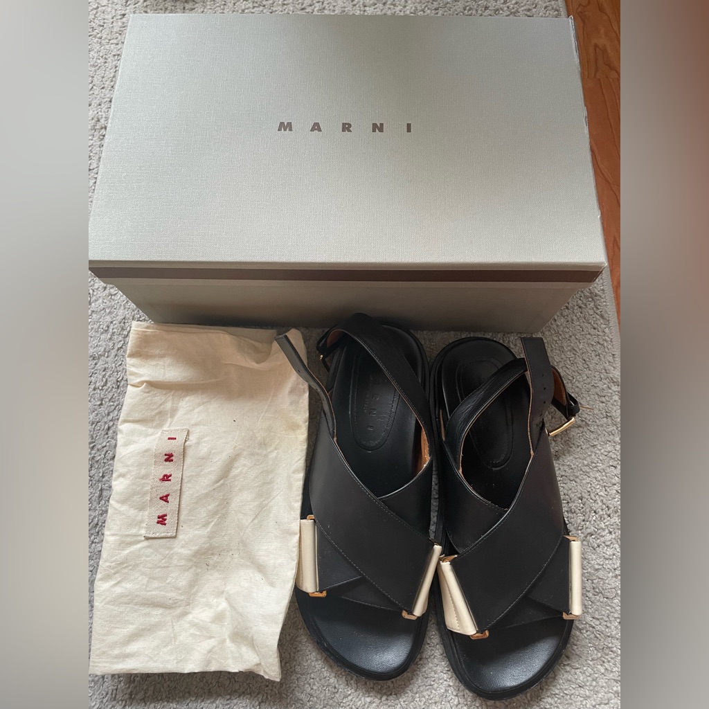 Marni Black Sandals Sleek And Stylish
